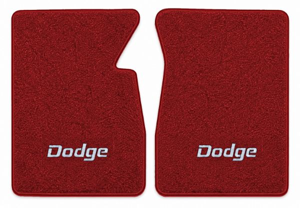 Picture of 1975-1980 Dodge W200 Floor Mats, Cutpile Carpet with Embroidered Logos - 2 Piece