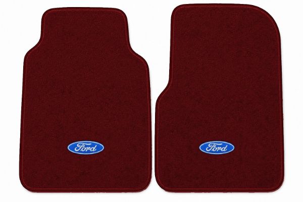 Picture of 1974 Ford F-350 Floor Mats, Cutpile Carpet with Embroidered Logos - 2 Piece