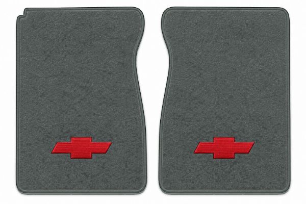 Picture of 1977-1983 Chevrolet K30 Floor Mats, Cutpile Carpet with Embroidered Logos - 2 Piece