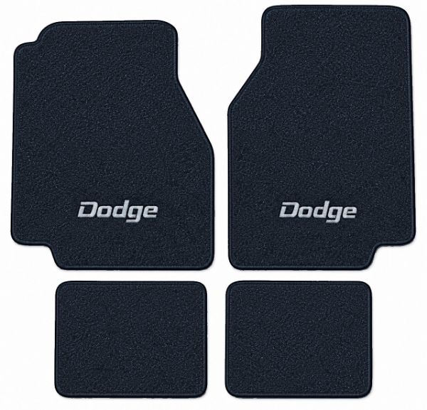 Picture of 1978-1979 Dodge Magnum Floor Mats, Cutpile Carpet with Embroidered Logos - 4 Piece