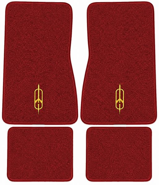 Picture of 1974-1979 Oldsmobile Omega Floor Mats, Cutpile Carpet with Embroidered Logos - 4 Piece