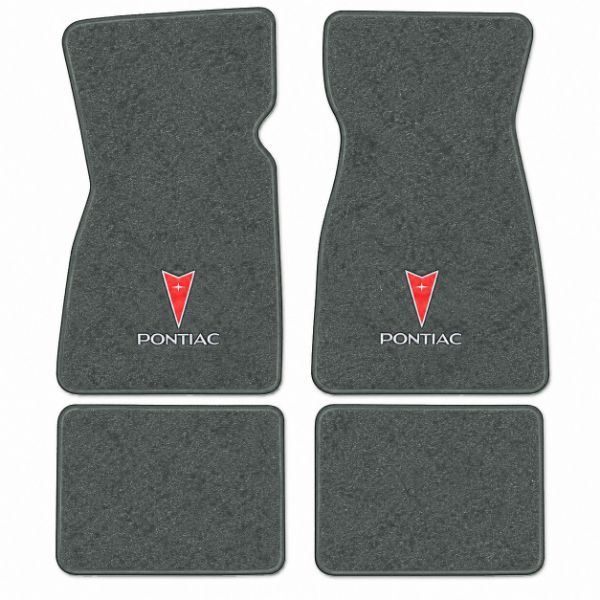 Picture of 1975-1977 Pontiac Astre Floor Mats, Cutpile Carpet with Embroidered Logos - 4 Piece