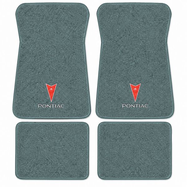 Picture of 1977-1981 Pontiac Bonneville Floor Mats, Cutpile Carpet with Embroidered Logos - 4 Piece