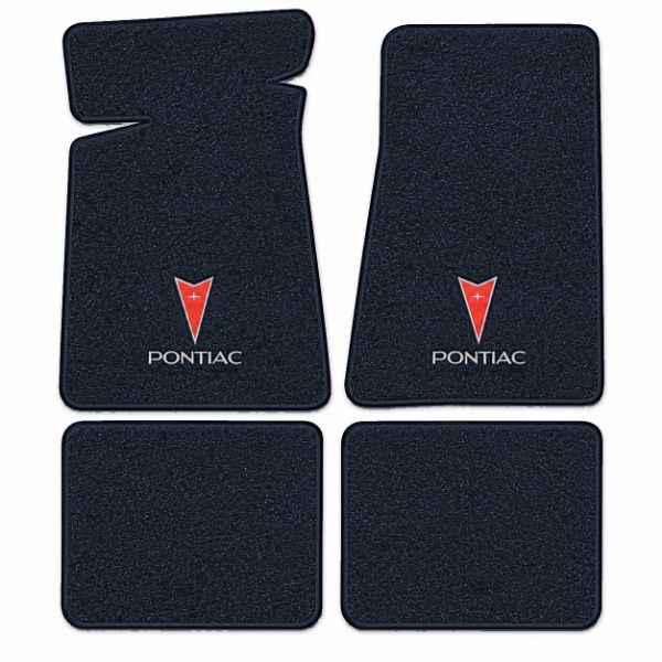 Picture of 1982-1986 Pontiac Bonneville Floor Mats, Cutpile Carpet with Embroidered Logos - 4 Piece