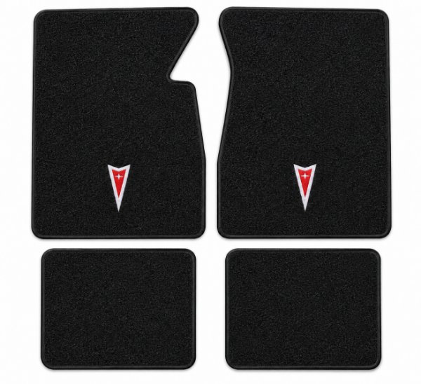Picture of 1959-1960 Pontiac Catalina Floor Mats, Loop Carpet with Embroidered Logos - 4 Piece
