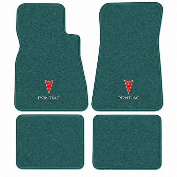 Picture of 1965-1970 Pontiac Catalina Floor Mats, Loop Carpet with Embroidered Logos - 4 Piece