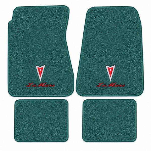 Picture of 1968-1972 Pontiac LeMans Floor Mats, Loop Carpet with Embroidered Logos - 4 Piece
