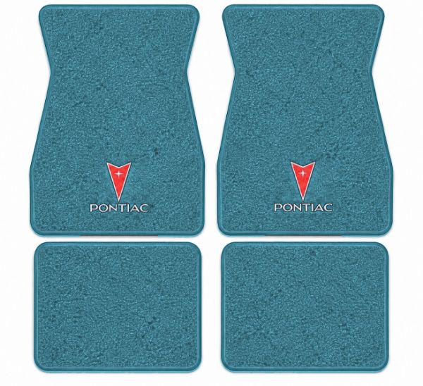Picture of 1973 Pontiac LeMans Floor Mats, Loop Carpet with Embroidered Logos - 4 Piece