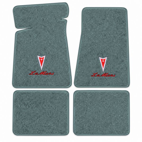 Picture of 1978-1981 Pontiac LeMans Floor Mats, Cutpile Carpet with Embroidered Logos - 4 Piece
