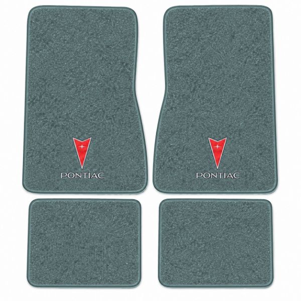 Picture of 1978-1979 Pontiac Phoenix Floor Mats, Cutpile Carpet with Embroidered Logos - 4 Piece