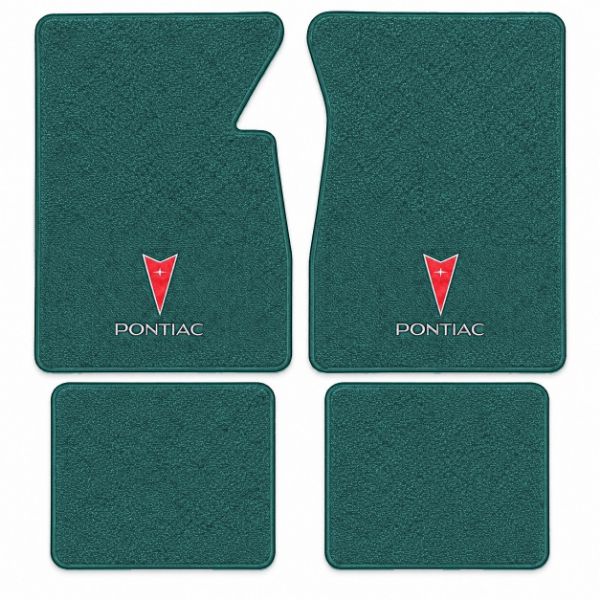 Picture of 1965 Pontiac Star Chief Floor Mats, Loop Carpet with Embroidered Logos - 4 Piece