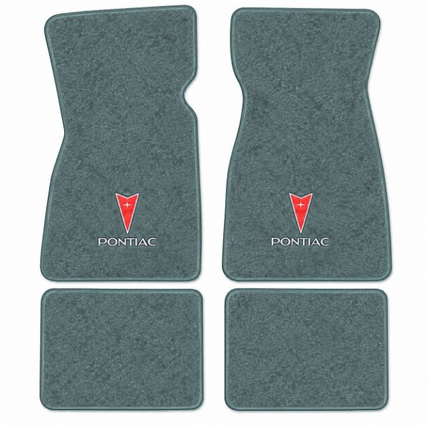 Picture of 1976-1980 Pontiac Sunbird Floor Mats, Cutpile Carpet with Embroidered Logos - 4 Piece