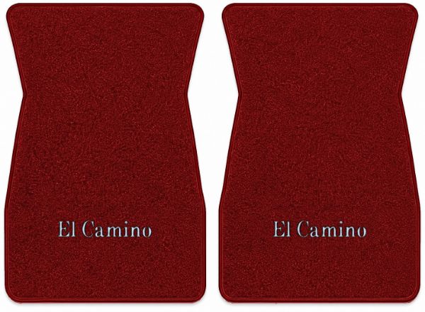 Picture of 1974-1977 Chevrolet El Camino Floor Mats, Cutpile Carpet with Embroidered Logos - 2 Piece