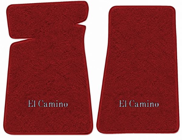 Picture of 1978-1987 Chevrolet El Camino Floor Mats, Cutpile Carpet with Embroidered Logos - 2 Piece