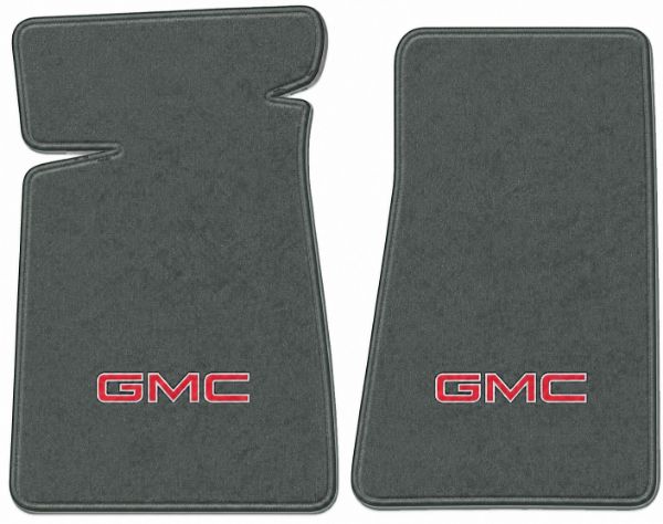 Picture of 1978-1987 GMC Caballero Floor Mats, Cutpile Carpet with Embroidered Logos - 2 Piece