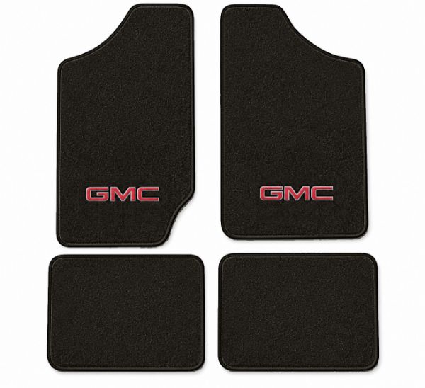 Picture of 1983-1991 GMC S15 Jimmy Floor Mats, Cutpile Carpet with Embroidered Logos - 4 Piece