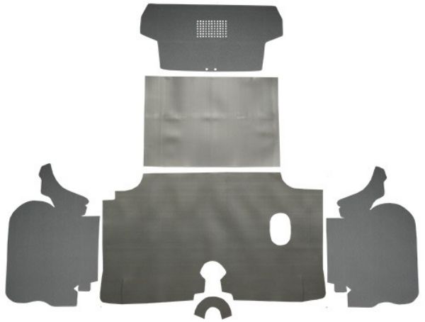 Picture of 1960 Chevrolet Impala Trunk Mat in Vinyl, Kit with Boards - 6 Piece