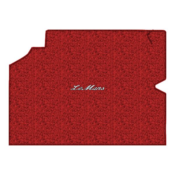 Picture of 1968 Pontiac LeMans Trunk Mat in Loop Carpet with Pad - 1 Piece