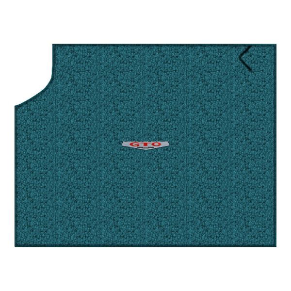 Picture of 1972 Pontiac GTO Trunk Mat in Loop Carpet with Pad - 1 Piece