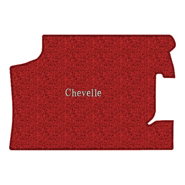 Picture of 1966-1967 Chevrolet Chevelle Trunk Mat in Loop Carpet with Pad - 1 Piece