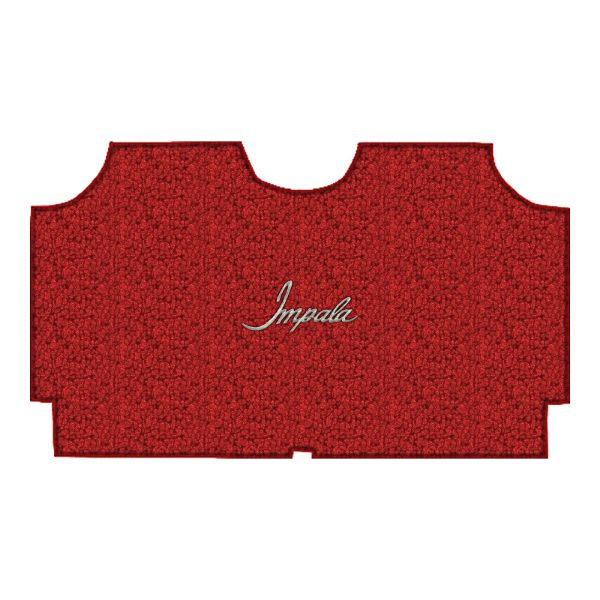 Picture of 1966-1967 Chevrolet Impala Trunk Mat in Loop Carpet with Pad, 2DR Coupe - 1 Piece