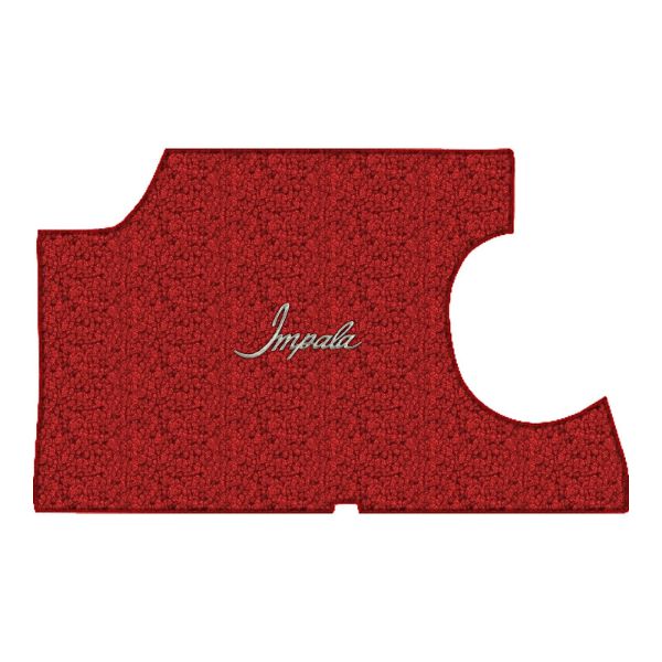 Picture of 1965-1967 Chevrolet Impala Trunk Mat in Loop Carpet with Pad, 2DR Convertible - 1 Piece