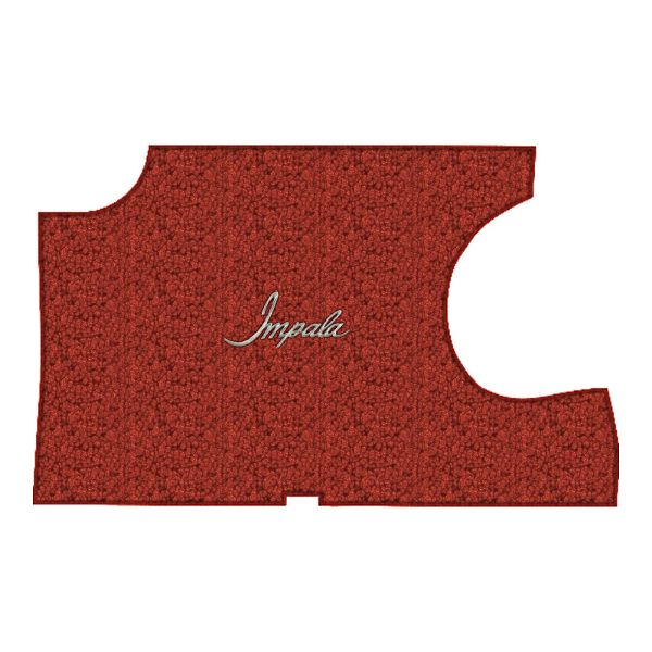 Picture of 1968-1970 Chevrolet Impala Trunk Mat in Loop Carpet with Pad, 2DR Convertible - 1 Piece