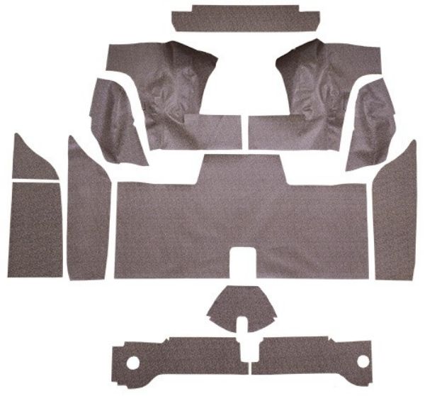 Picture of 1961-1963 Ford Thunderbird Trunk Mat in Burtex, Hardtop with Boards - 13 Piece