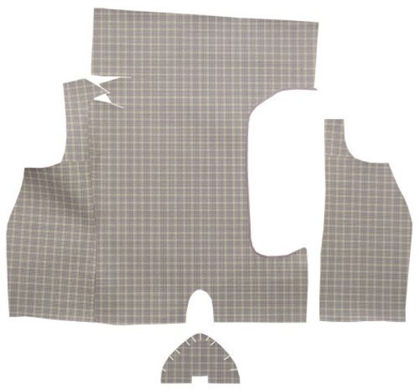 Picture of 1958 Mercury Montclair Trunk Mat in Burtex - 3 Piece