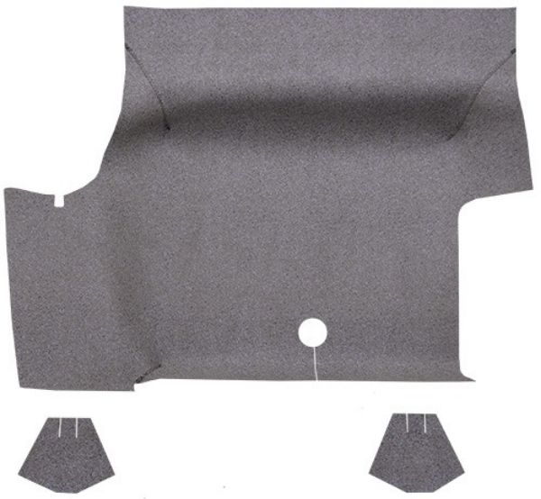Picture of 1964-1968 Ford Mustang Coupe Trunk Mat in Fleece - 3 Piece
