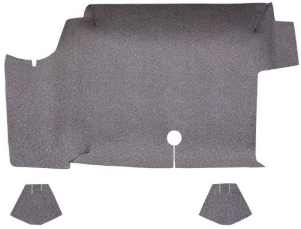 Picture of 1964-1968 Ford Mustang Fastback Trunk Mat in Burtex - 3 Piece