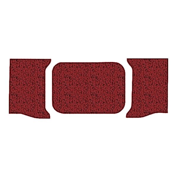 Picture of 1962 Chevrolet Impala Trunk Mat in Tuxedo Carpet with Pad, 2DR Coupe - 3 Piece