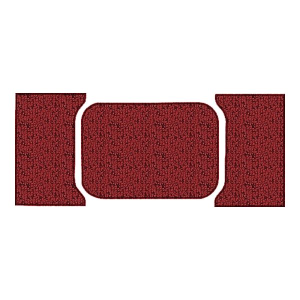 Picture of 1961 Chevrolet Impala Trunk Mat in Tuxedo Carpet with Pad, 2DR Hardtop/Coupe - 3 Piece