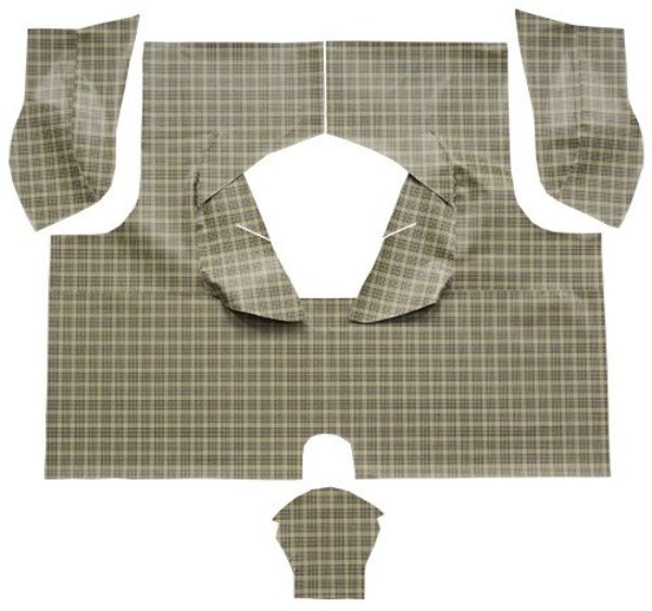 Picture of 1958-1960 Ford Thunderbird Trunk Mat in Burtex, Hardtop Without Boards - 4 Piece