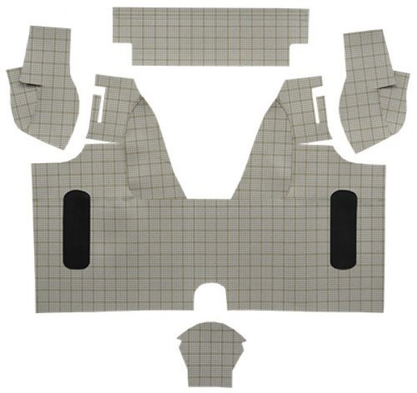 Picture of 1960 Ford Thunderbird Trunk Mat in Burtex, Convertible Without Boards - 5 Piece