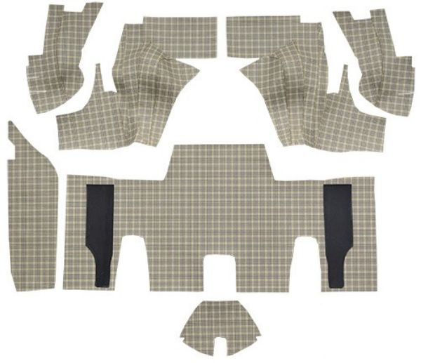 Picture of 1961-1963 Ford Thunderbird Trunk Mat in Burtex, Convertible Without Boards - 7 Piece
