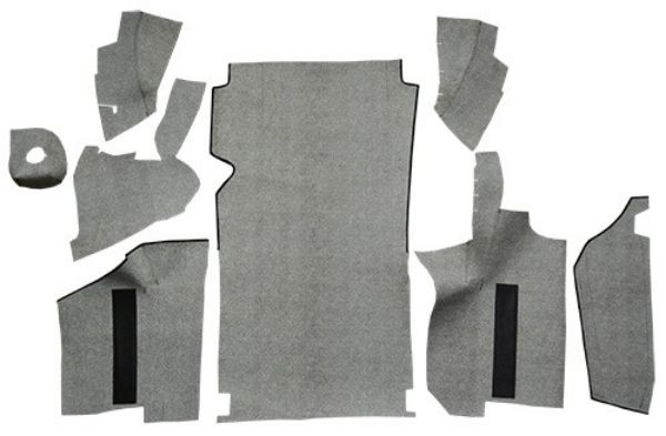 Picture of 1964-1966 Ford Thunderbird Trunk Mat in Fleece, Convertible Without Boards - 8 Piece