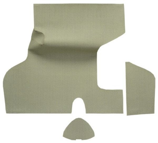 Picture of 1955-1956 Mercury Custom Trunk Mat in Burtex, Hardtop/Sedan Without Boards - 3 Piece