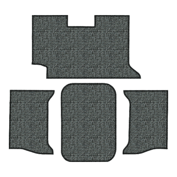 Picture of 1962-1964 Chevrolet Impala 2DR Convertible Trunk Mat in Vinyl - 4 Piece