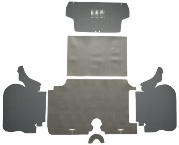 Picture of 1959 Chevrolet Impala Trunk Mat in Vinyl, Kit with Boards - 6 Piece
