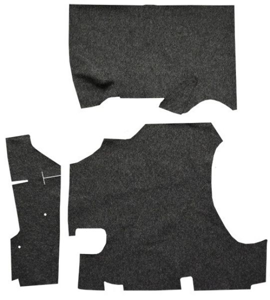 Picture of 1958 Pontiac Chieftain Coupe Trunk Mat in Felt - 3 Piece