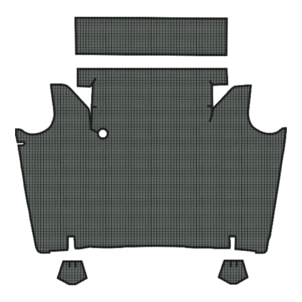 Picture of 1966-1967 Mercury Comet Trunk Mat in Fleece - 4 Piece