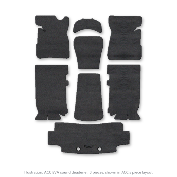 Picture of 1971-1975 Pontiac Catalina Sound Deadener Kit, EVA - 8 Piece