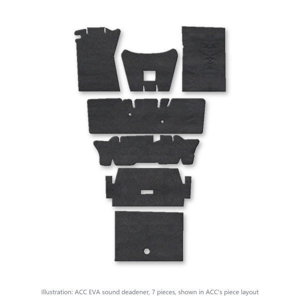 Picture of 1965-1973 Ford Mustang Fastback Sound Deadener Kit, EVA - 7 Piece