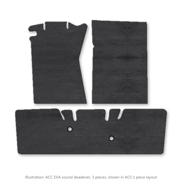 Picture of 1965-1973 Ford Mustang Coupe Passenger Area Sound Deadener Kit, EVA - 3 Piece