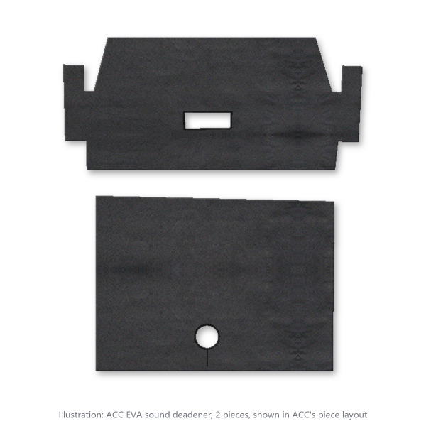 Picture of 1965-1973 Ford Mustang Trunk Area Sound Deadener Kit, EVA - 2 Piece