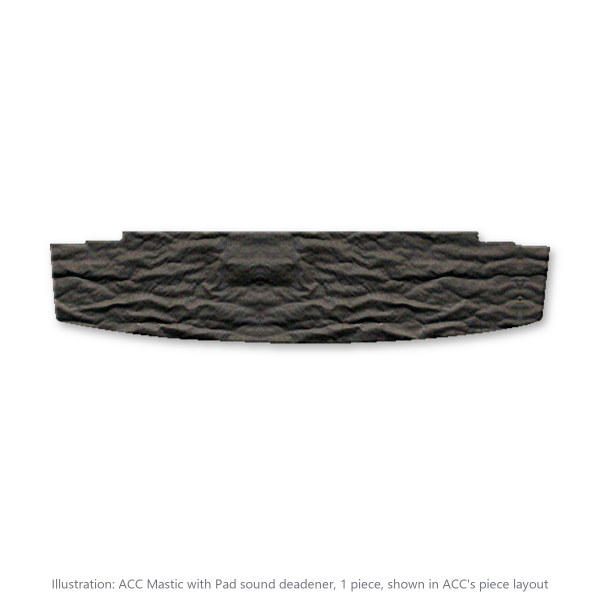 Picture of 1967 Mercury Cougar Package Tray Padding Sound Deadener Kit, Mastic with Pad - 1 Piece