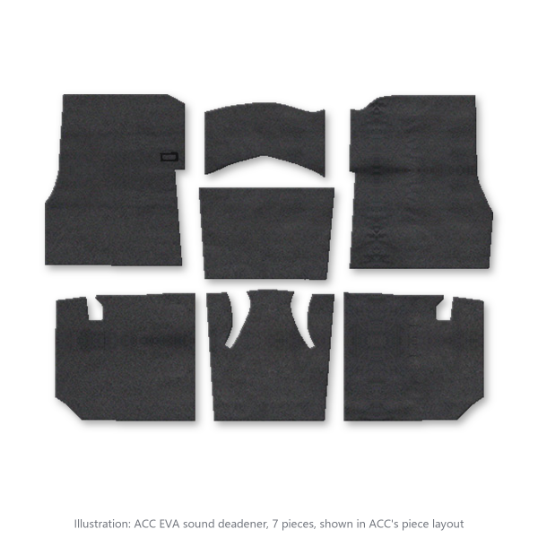 Picture of 1955-1957 Oldsmobile Starfire Sound Deadener Kit, EVA - 7 Piece
