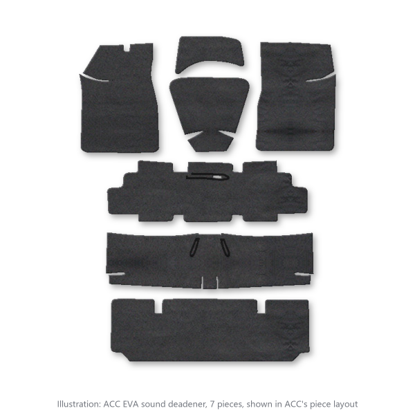 Picture of 1968-1971 Oldsmobile 442 Sound Deadener Kit, EVA - 7 Piece