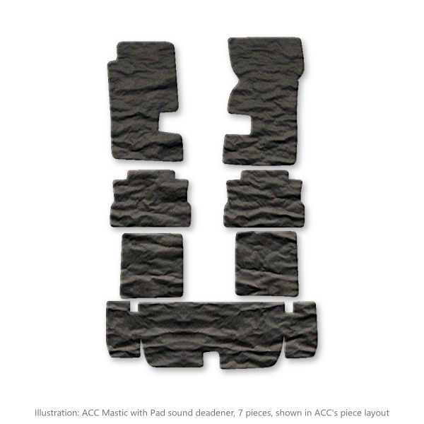 Picture of 1967-1969 Chevrolet Camaro Sound Deadener Kit, Mastic with Pad - 7 Piece